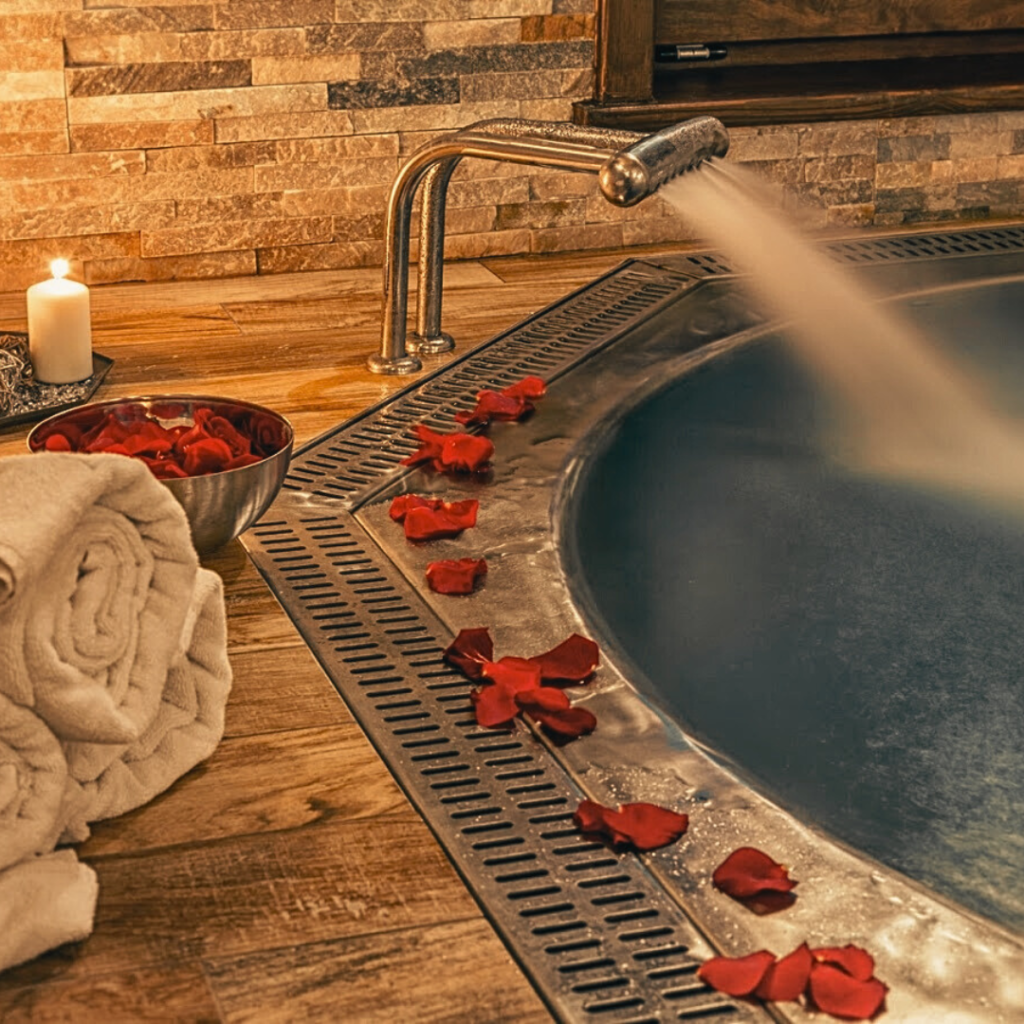 Kąpiel różana w balii (Usługa kosmetyczna SPA)